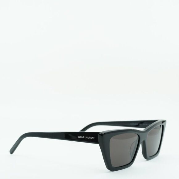 💯 NEW SAINT LAURENT SL276 MICA 001 BLACK GREY SUNGLASSES - Picture 7 of 14